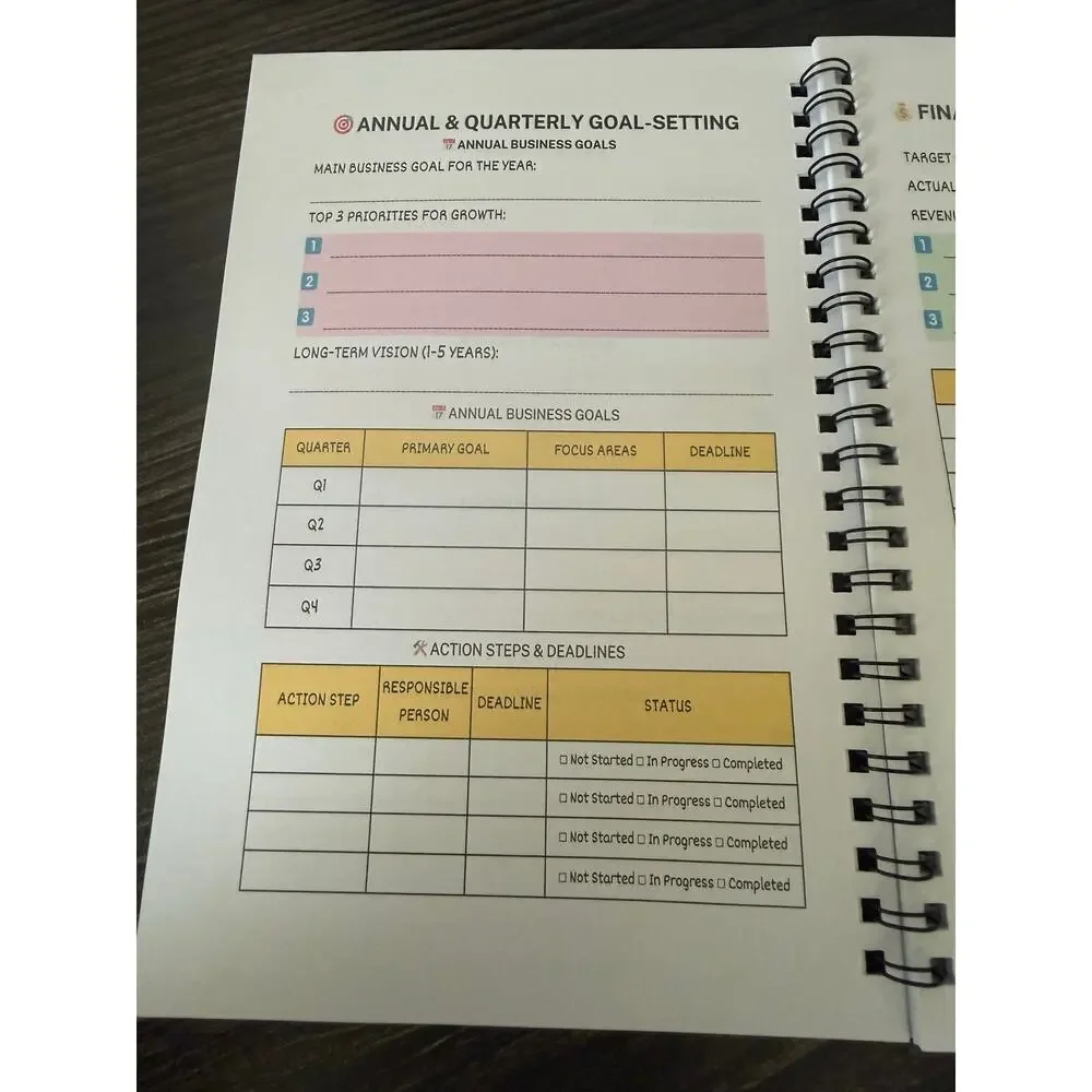 NWOT Small Business Planner Undated